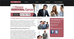 Desktop Screenshot of careersexpress.com
